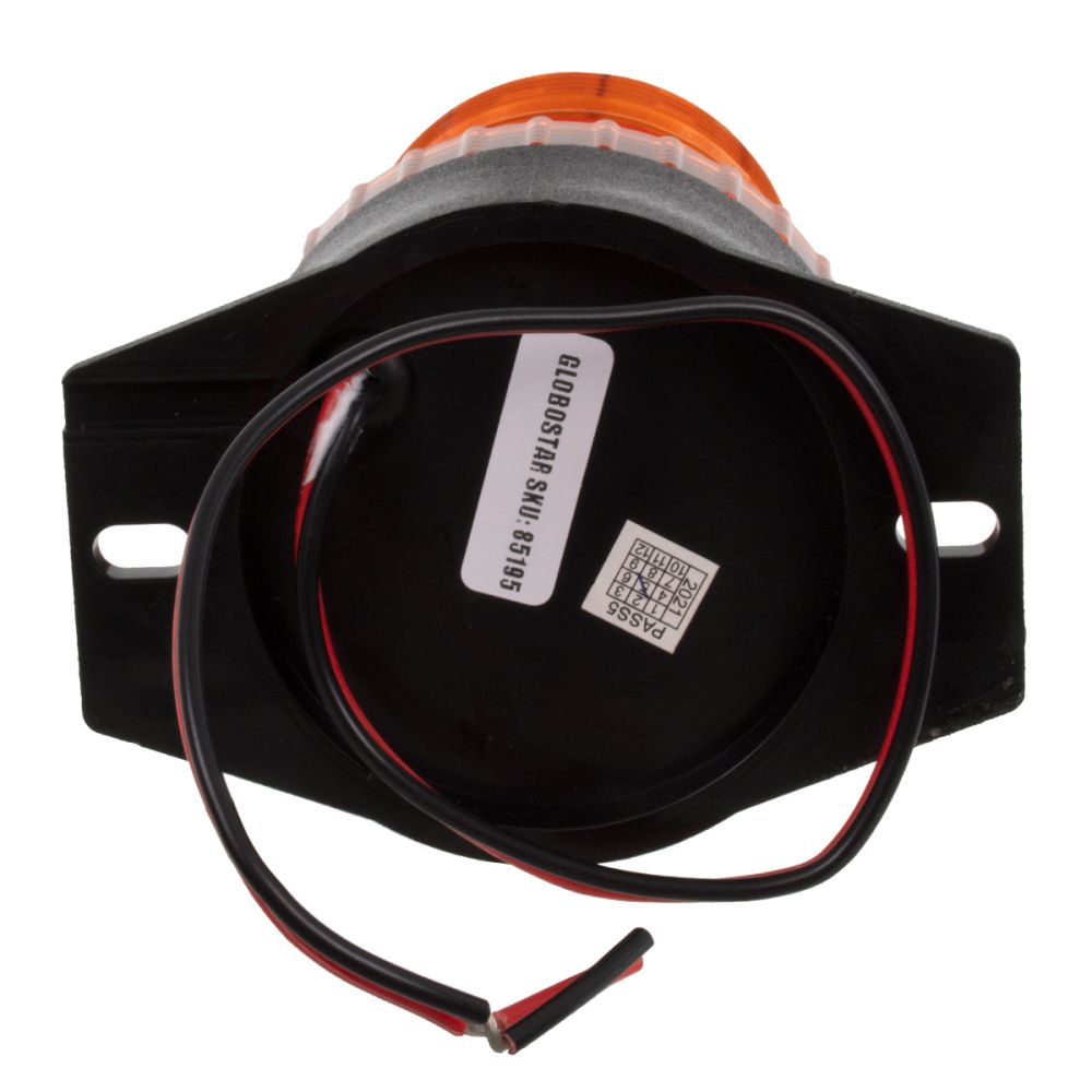 GloboStar® 85195 PRO Series Φάρος Ασφαλείας για Περονοφόρα - Κλαρκ - Αυτοκίνητα & Φορτηγά STROBE LED SMD 5730 40W DC 10-110V Αδιάβροχος IP65 Πορτοκαλί