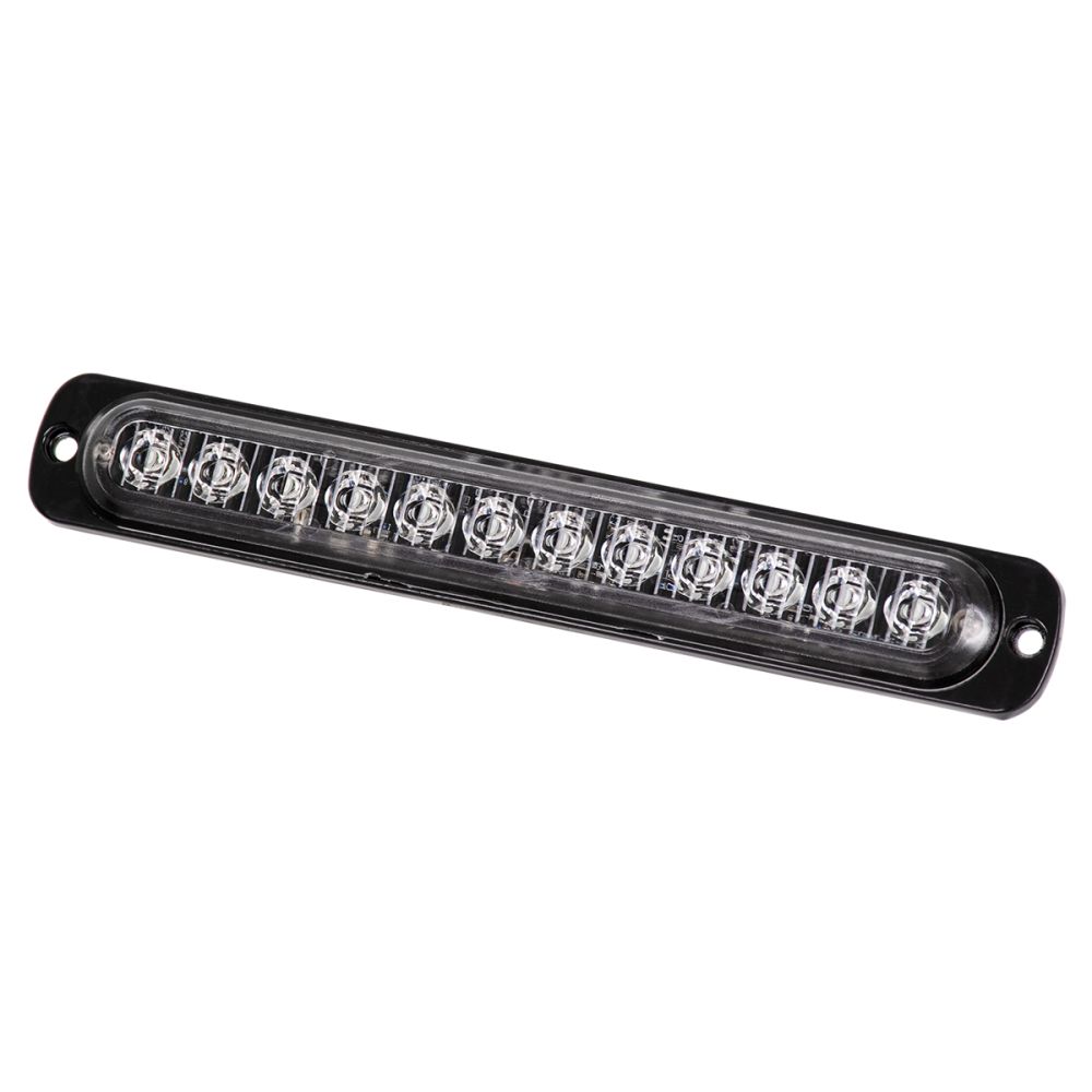 GloboStar® 85268 PRO Series Μπάρα Σήμανσης Οχήματος Αστυνομίας για Αυτοκίνητα & Φορτηγά 10 Προγραμμάτων Φωτισμού STROBE LED SMD 3030 15W DC 12-24V Αδιάβροχη IP65 Μπλε