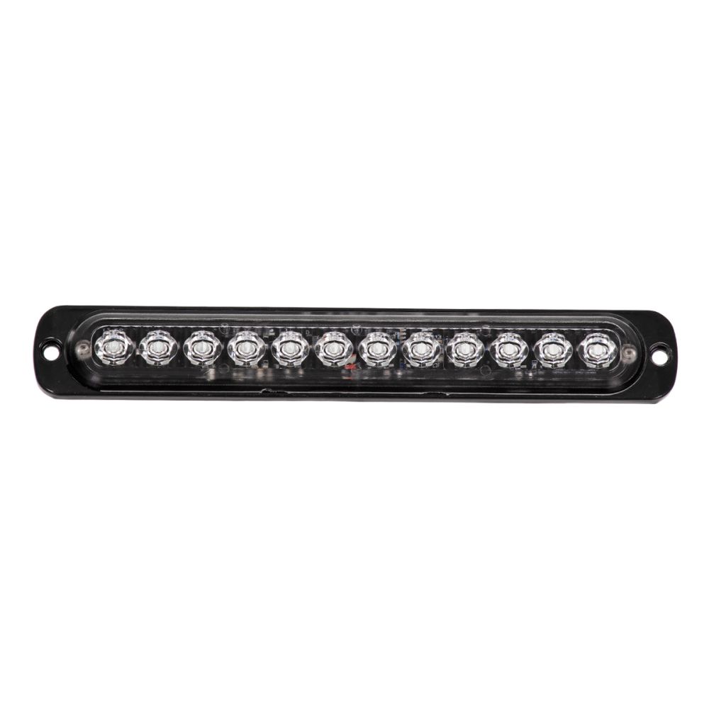 GloboStar® 85268 PRO Series Μπάρα Σήμανσης Οχήματος Αστυνομίας για Αυτοκίνητα & Φορτηγά 10 Προγραμμάτων Φωτισμού STROBE LED SMD 3030 15W DC 12-24V Αδιάβροχη IP65 Μπλε