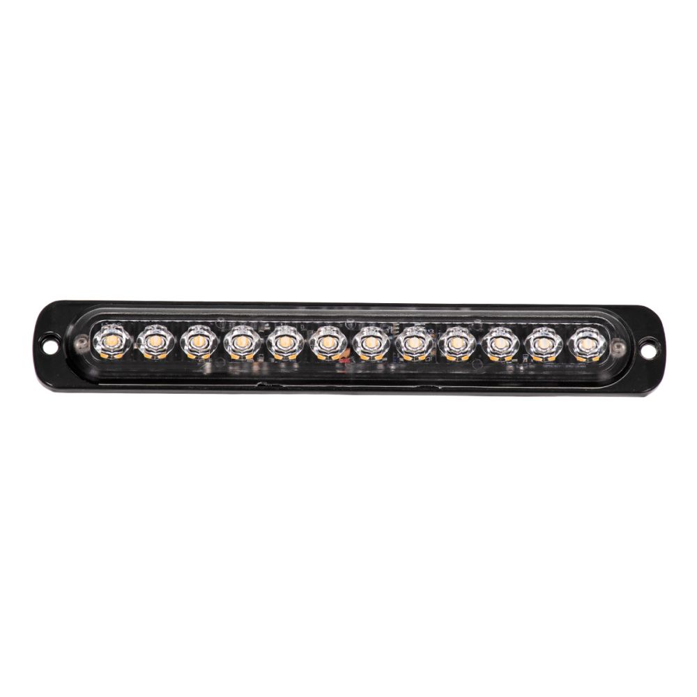 GloboStar® 85269 PRO Series Μπάρα Σήμανσης Οχήματος Οδικής Βοήθείας για Αυτοκίνητα & Φορτηγά 10 Προγραμμάτων Φωτισμού STROBE LED SMD 3030 15W DC 12-24V Αδιάβροχη IP65 Πορτοκαλί