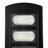 GLOBOSTAR® STREETB 85343 Φωτιστικό Δρόμου LED 90W 4500lm 120° DC 5V με Ενσωματωμένο Φωτοβολταϊκό Panel 6V 12W & Επαναφορτιζόμενη Μπαταρία Li-ion 3.2V 12000mAh με Αισθητήρα Κίνησης-Ημέρας-Νύχτας Αδιάβροχο IP65 Ψυχρό Λευκό 6000K - Μαύρο - Μ24 x Π63 x Υ6