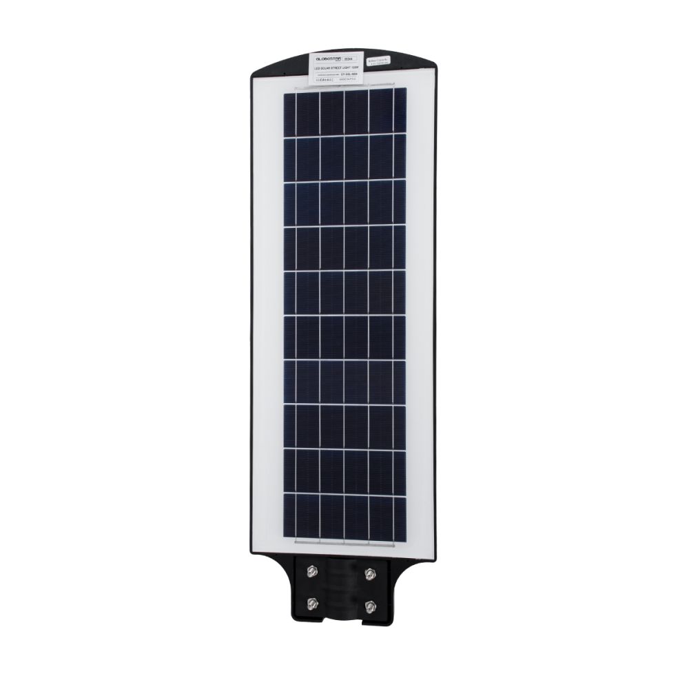 GloboStar® STREETA 85344 Professional LED Solar Street Light Αυτόνομο Ηλιακό Φωτιστικό Δρόμου 120W 6000lm 192 x LED SMD 5730 με Ενσωματωμένο Φωτοβολταϊκό Panel 6V 15W & Επαναφορτιζόμενη Μπαταρία Li-ion 3.2V 15000mAh με Αισθητήρα Ημέρας-Νύχτας & PI