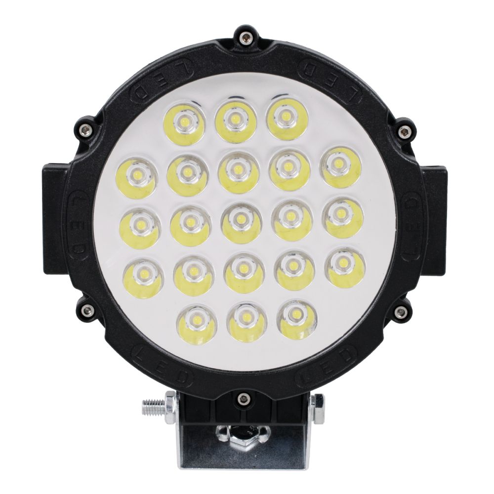 GLOBOSTAR® WORKPRO 85413 Προβολάκι LED 63W 6300lm 45° DC 10-30V Αδιάβροχο IP65 Ψυχρό Λευκό 6000K - CREE XBD Chip - Μ17.5x Π4.5 x Υ18cm - 2 Χρόνια Εγγύηση