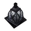 GloboStar® 85703 ΣΕΤ 6 Τεμαχίων Αυτόνομα Ηλιακά Φωτιστικά LED SMD 1W 100lm με Ενσωματωμένη Μπαταρία 600mAh - Φωτοβολταϊκό Πάνελ με Αισθητήρα Ημέρας-Νύχτας Αδιάβροχο IP65 Φανάρι Κήπου Τετράγωνο Ψυχρό Λευκό 6000K