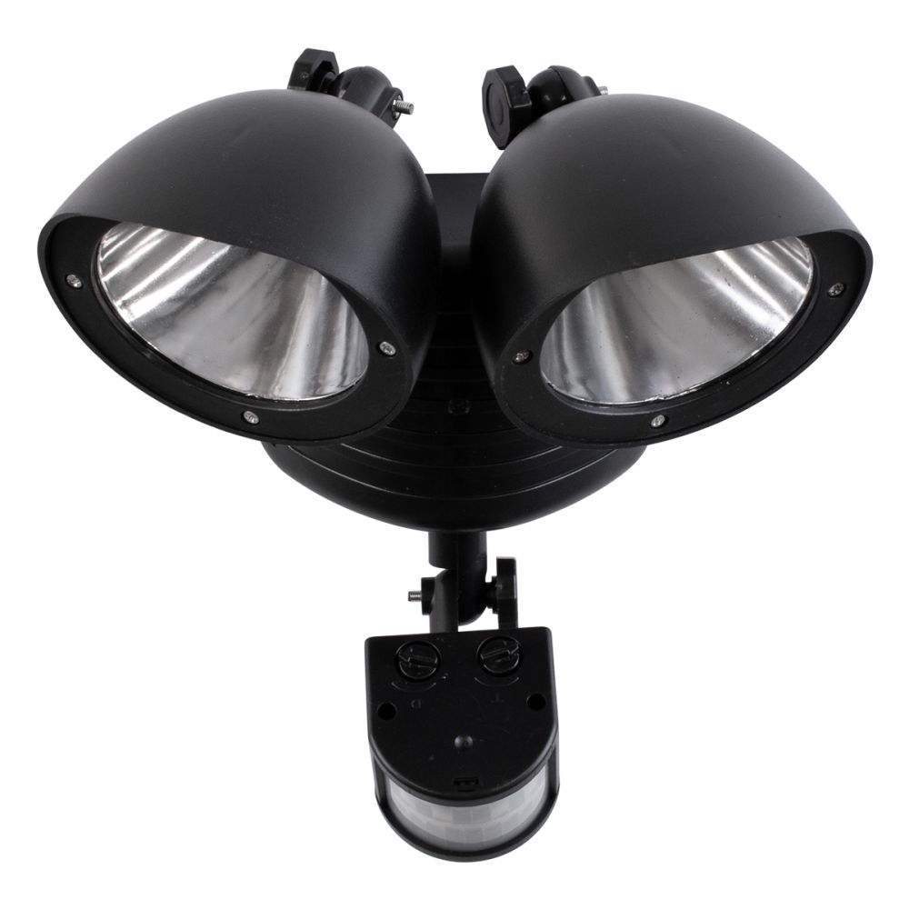 GloboStar® 85712 Μαύρο Αυτόνομο Ηλιακό Φωτιστικό LED SMD 10W 150lm με Ενσωματωμένη Μπαταρία 1200mAh - Φωτοβολταϊκό Πάνελ με Αισθητήρα Ημέρας-Νύχτας και PIR Αισθητήρα Κίνησης Αδιάβροχο IP54 Ψυχρό Λευκό 6000K