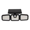 GloboStar® 85713 Αυτόνομος Ηλιακός Προβολέας με Τρεις Περιστρεφόμενες Κεφαλές LED SMD 2835 40W 2000lm με Ενσωματωμένη Μπαταρία 2400mAh - Φωτοβολταϊκό Πάνελ με Αισθητήρα Ημέρας-Νύχτας - PIR Αισθητήρα Κίνησης Αδιάβροχο IP65 Ψυχρό Λευκό 6000K