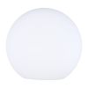 GloboStar® GARDENGLOW  85825 Μοντέρνο Φωτιστικό Κήπου Μπάλα LED Globe 10W Φ40 Επαναφορτιζόμενο Μπαταρίας με Καλώδιο USB - Φορτιστή και Ασύρματο Χειριστήριο IR Αδιάβροχο IP65 Πολύχρωμο RGBW