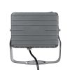 GLOBOSTAR® FLOODXENA 90130 Προβολέας Σποτ Wall Washer LED 24W 2880lm 10° AC 220-240V Αδιάβροχο IP65 Ψυχρό Λευκό 6000K - Bridgelux SMD Chip - Γκρι Ανθρακί - Μ18 x Π13.5 x Υ18cm - 3 Χρόνια Εγγύηση