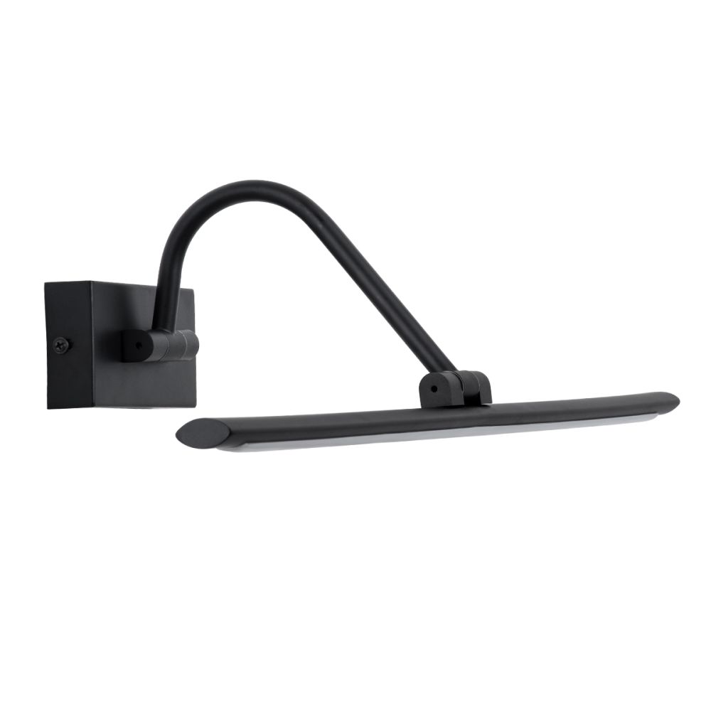 GLOBOSTAR® MIRA 60432 Μοντέρνο Φωτιστικό Τοίχου - Απλίκα Καθρέπτη Μπάνιου LED 12W 1400lm 120° AC 220-240V IP44 Φυσικό Λευκό 4500K - Lumileds SMD Chip & TÜV SÜD Driver - Μαύρο Ματ - Μ60 x Π20 x Υ13cm - 3 Χρόνια Εγγύηση
