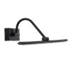 GLOBOSTAR® MIRA 60432 Μοντέρνο Φωτιστικό Τοίχου - Απλίκα Καθρέπτη Μπάνιου LED 12W 1400lm 120° AC 220-240V IP44 Φυσικό Λευκό 4500K - Lumileds SMD Chip & TÜV SÜD Driver - Μαύρο Ματ - Μ60 x Π20 x Υ13cm - 3 Χρόνια Εγγύηση