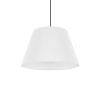 GLOBOSTAR® TRIANGLE 204-0089 Μοντέρνο Κρεμαστό Φωτιστικό Οροφής με Ντουί 1 x E27 AC 220-240V IP20 - Λευκό - Μ35 x Π35 x Υ24cm