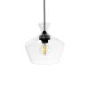 GLOBOSTAR® BALU 206-0039 Μοντέρνο Κρεμαστό Φωτιστικό Οροφής με Ντουί 1 x E27 AC 220-240V IP20 - Διάφανο - Μ22 x Π22 x Υ22cm
