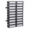 GLOBOSTAR® GOLIATH 90105 Προβολέας για Γήπεδα Tennis & Ποδοσφαίρου 5x5 LED 1000W 150000lm 75°x135° SDCM<5 Fish Eye Lens AC 220-240V Αδιάβροχο IP65 IK08 Φυσικό Λευκό 5000K - Lumileds SMD Chip & Mean Well Driver - Μαύρο Ματ - Μ62 x Π22 x Υ90cm - 