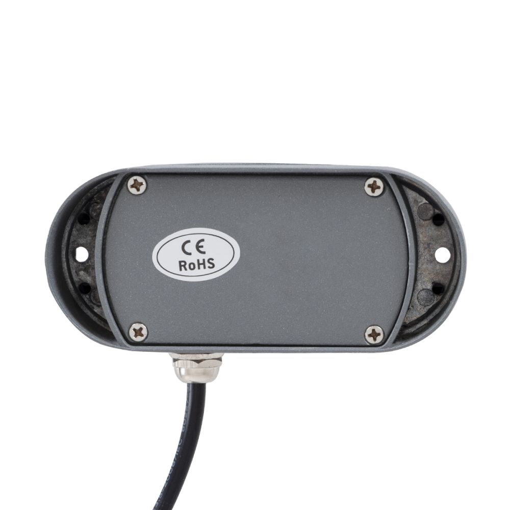 GLOBOSTAR® WINDOWCURBA 90110 Φωτιστικό Ανάδειξης Παραθύρων LED 6W 540lm 3°x262° DC 24V Αδιάβροχο IP65 Θερμό Λευκό 2700K Dimmable - CREE XPE Chip - Γκρι Ανθρακί Ματ - Μ12 x Π5.3 x Υ6.5cm - 3 Χρόνια Εγγύηση