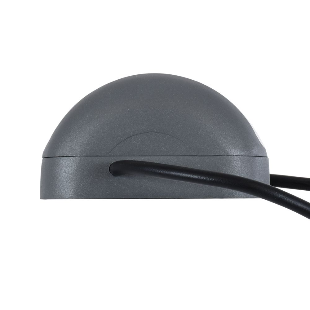 GLOBOSTAR® WINDOWCURBA 90112 Φωτιστικό Ανάδειξης Παραθύρων LED 6W 480lm 3°x262° DC 24V Αδιάβροχο IP65 Πολύχρωμο RGB Dimmable DMX512 - CREE XPE Chip - Γκρι Ανθρακί - Μ12 x Π5.3 x Υ6.5cm - 3 Χρόνια Εγγύηση
