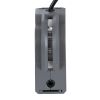 GLOBOSTAR® WINDOWCORNA 90115 Γωνιακό Φωτιστικό Ανάδειξης Παραθύρων LED 6W 480lm 3°x172° DC 24V Αδιάβροχο IP65 Μπλε Dimmable - CREE XPE Chip - Γκρι Ανθρακί - Μ12 x Π4 x Υ12cm - 3 Χρόνια Εγγύηση