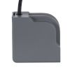GLOBOSTAR® WINDOWCORNA 90116 Γωνιακό Φωτιστικό Ανάδειξης Παραθύρων LED 6W 480lm 3°x172° DC 24V Αδιάβροχο IP65 Πολύχρωμο RGB Dimmable DMX512 - CREE XPE Chip - Γκρι Ανθρακί - Μ12 x Π4.5 x Υ12cm - 3 Χρόνια Εγγύηση