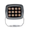GLOBOSTAR® FLOODXENA 90120 Προβολέας Σποτ Wall Washer LED 12W 1260lm 10° AC 220-240V Αδιάβροχο IP65 Ultra Θερμό Λευκό 2200K - Bridgelux SMD Chip - Γκρι Ανθρακί Ματ - Μ13.5 x Π11 x Υ15cm - 3 Χρόνια Εγγύηση