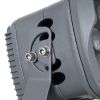 GLOBOSTAR® FLOODXENA 90120 Προβολέας Σποτ Wall Washer LED 12W 1260lm 10° AC 220-240V Αδιάβροχο IP65 Ultra Θερμό Λευκό 2200K - Bridgelux SMD Chip - Γκρι Ανθρακί Ματ - Μ13.5 x Π11 x Υ15cm - 3 Χρόνια Εγγύηση
