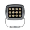 GLOBOSTAR® FLOODXENA 90122 Προβολέας Σποτ Wall Washer LED 12W 1380lm 10° AC 220-240V Αδιάβροχο IP65 Φυσικό Λευκό 4500K - Bridgelux SMD Chip - Γκρι Ανθρακί Ματ - Μ13.5 x Π11.5 x Υ15cm - 3 Χρόνια Εγγύηση