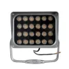 GLOBOSTAR® FLOODXENA 90128 Προβολέας Σποτ Wall Washer LED 24W 2640lm 10° AC 220-240V Αδιάβροχο IP65 Θερμό Λευκό 2700K - Bridgelux SMD Chip - Γκρι Ανθρακί - Μ18 x Π13.5 x Υ18cm - 3 Χρόνια Εγγύηση