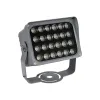 GLOBOSTAR® FLOODXENA 90129 Προβολέας Σποτ Wall Washer LED 24W 2760lm 10° AC 220-240V Αδιάβροχο IP65 Φυσικό Λευκό 4500K - Bridgelux SMD Chip - Γκρι Ανθρακί - Μ18 x Π13.5 x Υ18cm - 3 Χρόνια Εγγύηση