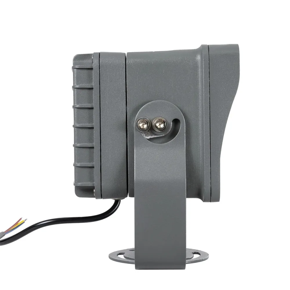 GLOBOSTAR® FLOODXENA 90129 Προβολέας Σποτ Wall Washer LED 24W 2760lm 10° AC 220-240V Αδιάβροχο IP65 Φυσικό Λευκό 4500K - Bridgelux SMD Chip - Γκρι Ανθρακί - Μ18 x Π13.5 x Υ18cm - 3 Χρόνια Εγγύηση
