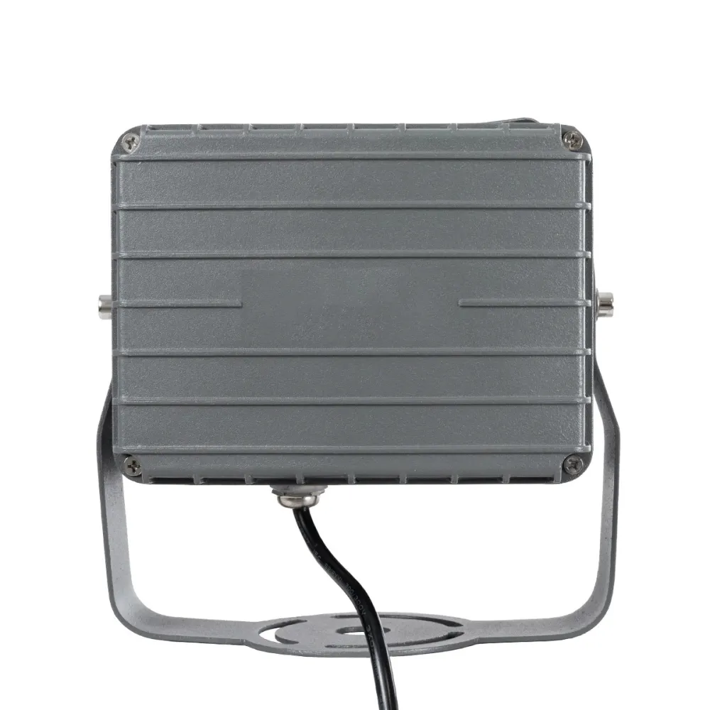 GLOBOSTAR® FLOODXENA 90129 Προβολέας Σποτ Wall Washer LED 24W 2760lm 10° AC 220-240V Αδιάβροχο IP65 Φυσικό Λευκό 4500K - Bridgelux SMD Chip - Γκρι Ανθρακί - Μ18 x Π13.5 x Υ18cm - 3 Χρόνια Εγγύηση