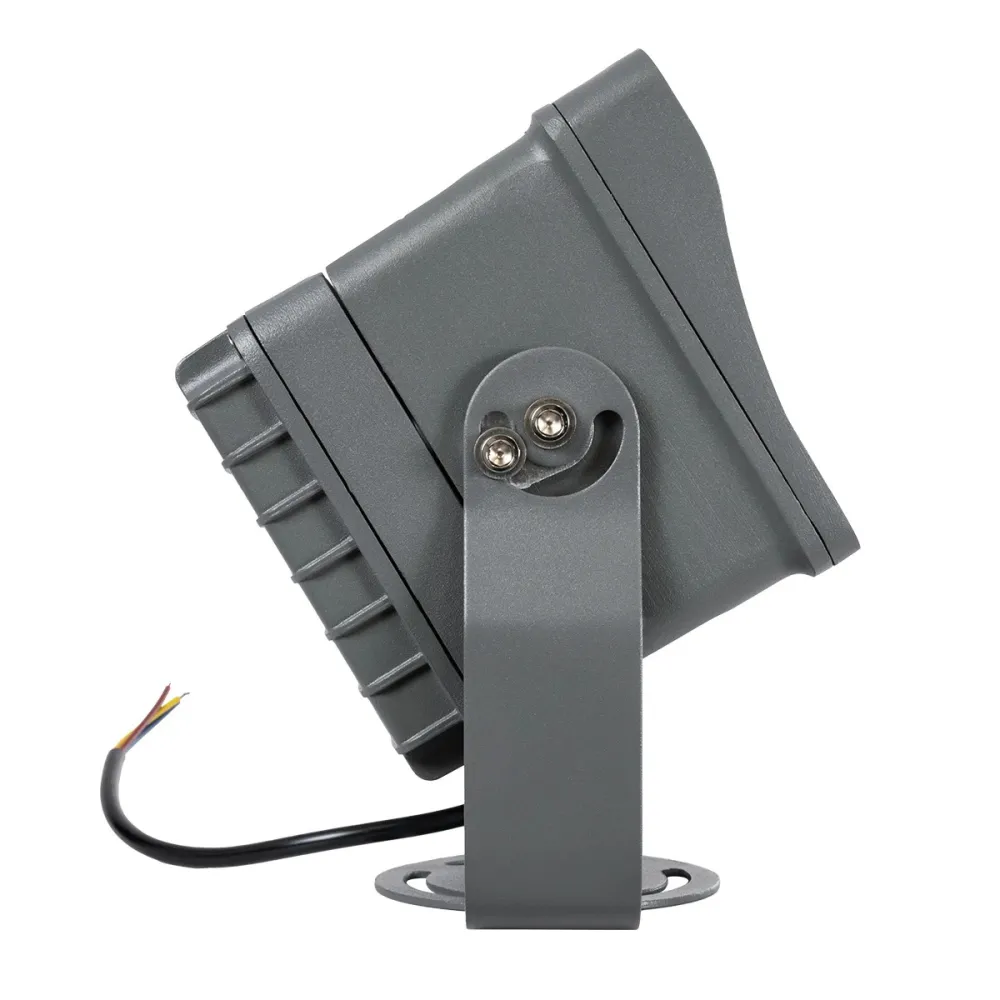 GLOBOSTAR® FLOODXENA 90130 Προβολέας Σποτ Wall Washer LED 24W 2880lm 10° AC 220-240V Αδιάβροχο IP65 Ψυχρό Λευκό 6000K - Bridgelux SMD Chip - Γκρι Ανθρακί - Μ18 x Π13.5 x Υ18cm - 3 Χρόνια Εγγύηση