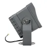 GLOBOSTAR® FLOODXENA 90130 Προβολέας Σποτ Wall Washer LED 24W 2880lm 10° AC 220-240V Αδιάβροχο IP65 Ψυχρό Λευκό 6000K - Bridgelux SMD Chip - Γκρι Ανθρακί - Μ18 x Π13.5 x Υ18cm - 3 Χρόνια Εγγύηση