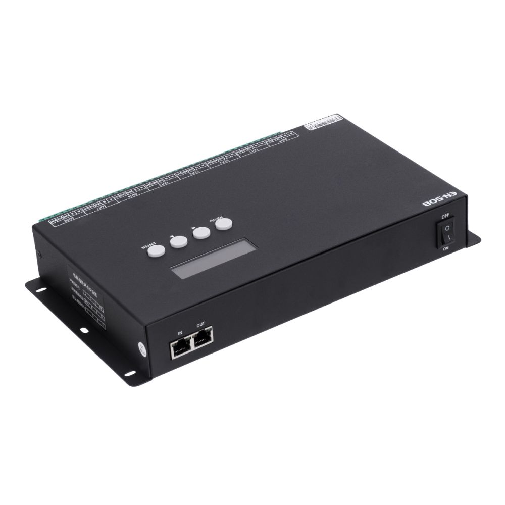 GLOBOSTAR® SEEKWAY-EN508 90144 Επαγγελματικός Ψηφιακός Controller SPI/TTL Pixel Online Full Color ARTNET - 3 Χρόνια Εγγύηση