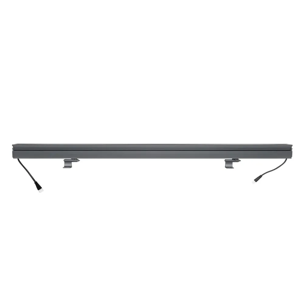 GLOBOSTAR® WASHERMARGO 90152 Μπάρα Φωτισμού Wall Washer LED 24W 2760lm 30° DC 24V Αδιάβροχο IP65 Φυσικό Λευκό 4500K Dimmable - Bridgelux SMD Chip - Γκρι Ανθρακί Ματ - Μ100 x Π4 x Υ5cm - 3 Χρόνια Εγγύηση