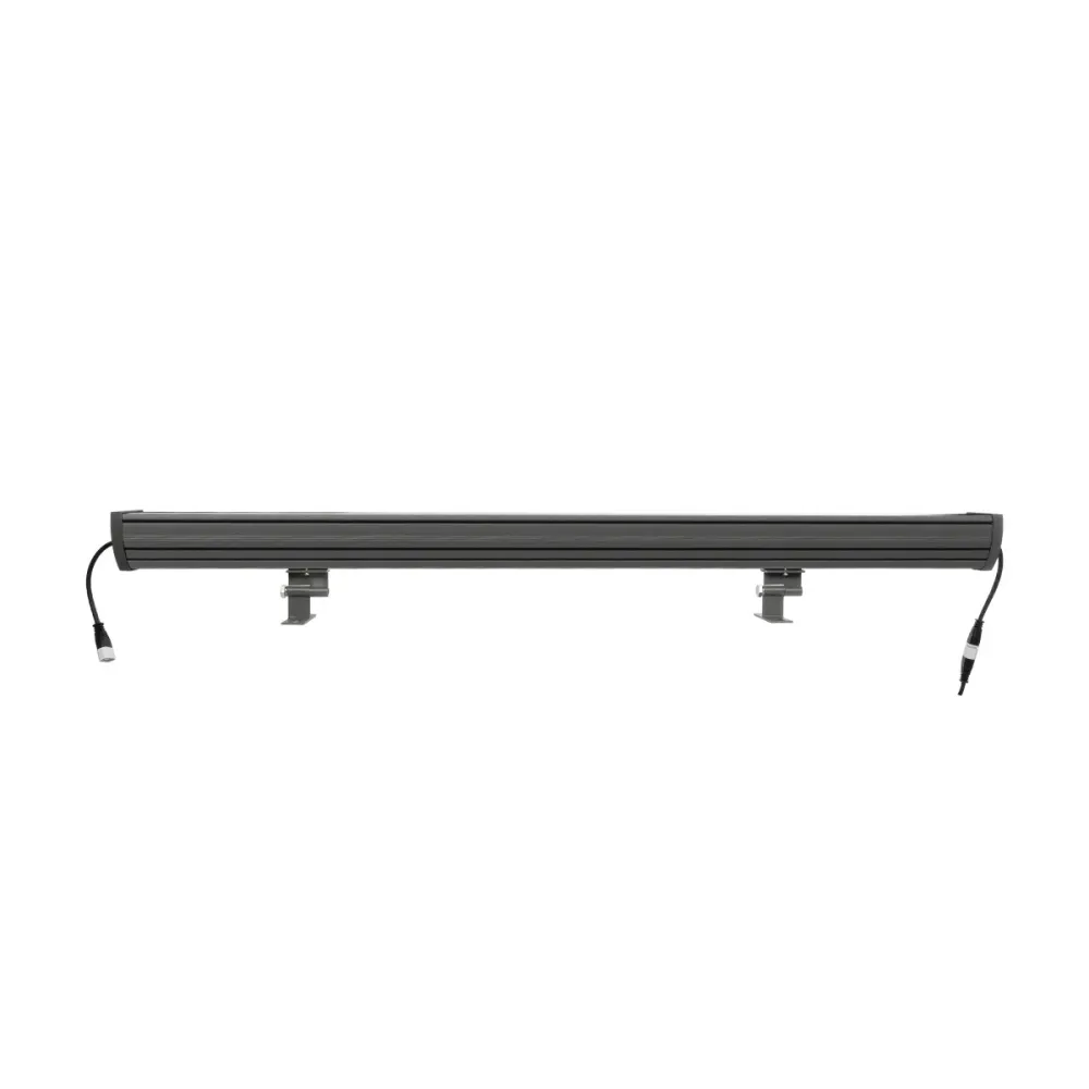 GLOBOSTAR® WASHERMOZA 90168 Μπάρα Φωτισμού Wall Washer LED 72W 6120lm 10-30° DC 24V Αδιάβροχο IP66 Μπλε Dimmable - Bridgelux SMD Chip - Γκρι Ανθρακί - Μ100 x Π14 x Υ7cm - 3 Χρόνια Εγγύηση