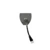 GLOBOSTAR® WASHERMOZA 90168 Μπάρα Φωτισμού Wall Washer LED 72W 6120lm 10-30° DC 24V Αδιάβροχο IP66 Μπλε Dimmable - Bridgelux SMD Chip - Γκρι Ανθρακί - Μ100 x Π14 x Υ7cm - 3 Χρόνια Εγγύηση