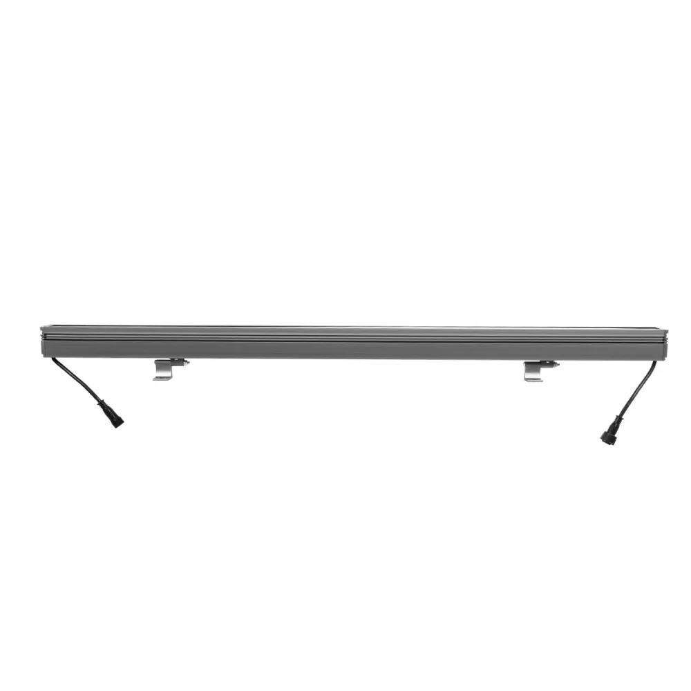 GLOBOSTAR® WASHERMOZA 90170 Μπάρα Φωτισμού Wall Washer LED 72W 6120lm 10-30° DC 24V Αδιάβροχο IP66 Πολύχρωμο RGB Dimmable - Bridgelux SMD Chip - Γκρι Ανθρακί - Μ100 x Π5 x Υ4cm - 3 Χρόνια Εγγύηση