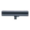 GLOBOSTAR® WASHERMARGO 90182 Μπάρα Φωτισμού Wall Washer LED 6W 510lm 30° DC 24V Αδιάβροχο IP65 Μπλε Dimmable - Bridgelux SMD Chip - Γκρι Ανθρακί - Μ30 x Π4 x Υ5cm - 3 Χρόνια Εγγύηση