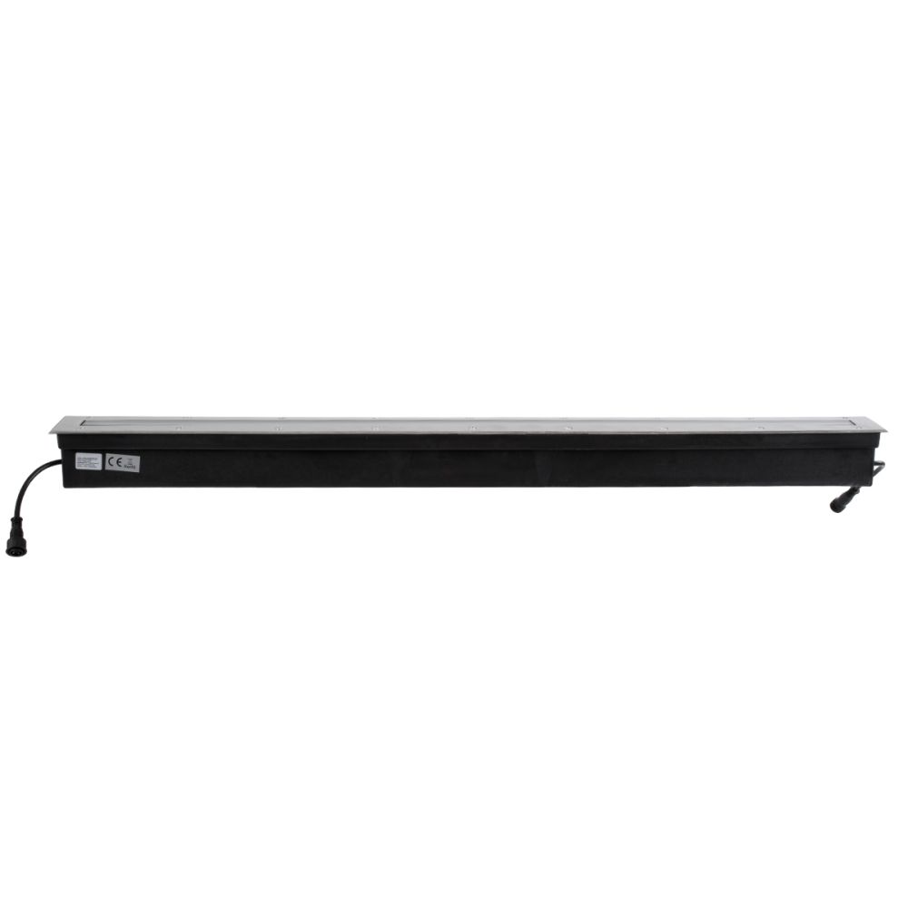 GLOBOSTAR® UNDERGROUNDREMVI 90195 Χωνευτή Μπάρα Φωτισμού Wall Washer LED 24W 2040lm 10° DC 24V Αδιάβροχο IP68 Πολύχρωμο RGBW Dimmable DMX512 - Bridgelux SMD Chip - Ανοξείδωτο Ατσάλι SS316 - Μ100 x Π9 x Υ7.2cm / Q98.2 x 7.6cm - 3 Χρόνια Εγγύηση