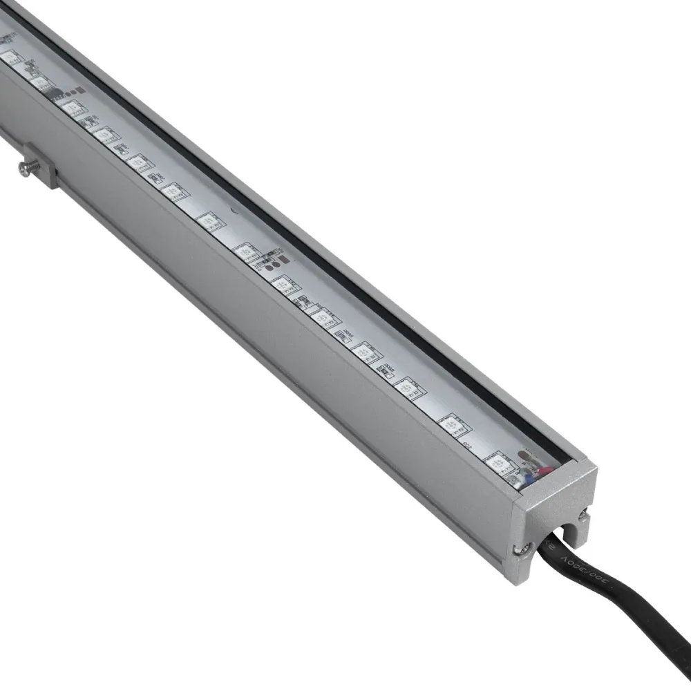 GLOBOSTAR® DIGIBAR 90210 Ψηφιακή Pixel Addressable Facade Μπάρα LED 12W 600lm 45° DC 24V Αδιάβροχο IP65 8 x Pixel Πολύχρωμο RGB Dimmable DMX512 SPI/TTL Protocol IC UCS512C0 - Bridgelux SMD Chip - Γκρι Ανθρακί - Μ100 x Π3.2 x Υ3cm - 3 Χρόνια Εγγύηση