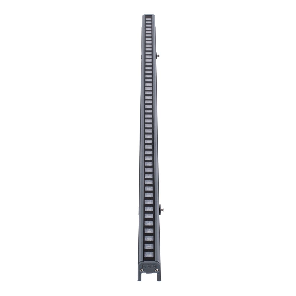 GLOBOSTAR® DIGIBAR 90212 Ψηφιακή Pixel Addressable Facade Μπάρα LED 12W 600lm 45° DC 24V Αδιάβροχο IP65 8 x Pixel Πολύχρωμο RGB Dimmable DMX512 SPI/TTL Protocol IC UCS512C4 - Bridgelux SMD Chip - Γκρι Ανθρακί - Μ100 x Π3.5 x Υ3.2cm - 3 Χρόνια Εγγύηση
