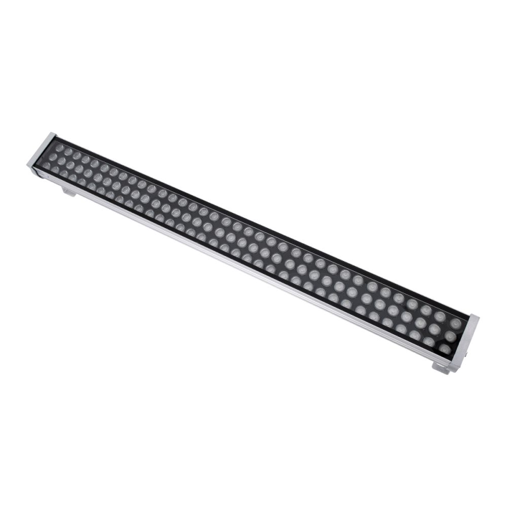 GLOBOSTAR® WASHERGAIA 90218 Μπάρα Φωτισμού Wall Washer LED 216W 18360lm 10° DC 24V Αδιάβροχο IP67 Πολύχρωμο RGBW Dimmable DMX512 - Bridgelux SMD Chip - Ασημί - Μ100 x Π10.2 x Υ9.5cm - 3 Χρόνια Εγγύηση