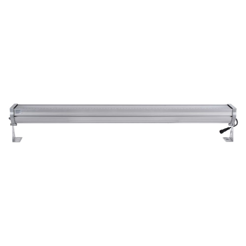 GLOBOSTAR® WASHERGAIA 90218 Μπάρα Φωτισμού Wall Washer LED 216W 18360lm 10° DC 24V Αδιάβροχο IP67 Πολύχρωμο RGBW Dimmable DMX512 - Bridgelux SMD Chip - Ασημί - Μ100 x Π10.2 x Υ9.5cm - 3 Χρόνια Εγγύηση