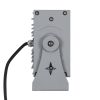 GLOBOSTAR® FLOODZENA 90219 Προβολέας Σποτ Wall Washer LED 60W 5400lm 3° DC 24V Αδιάβροχο IP65 Θερμό Λευκό 2700K Dimmable - CREE XPE Chip - Γκρι Ανθρακί Μ37 x Π9 x Υ26.5cm - 3 Χρόνια Εγγύηση