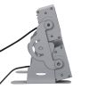 GloboStar® FLOOD-ZENA 90220 Προβολέας Wall Washer για Φωτισμό Κτιρίων LED 120W 10800lm 3° DC 24V Αδιάβροχο IP65 L38 x W30.5 x H24cm Θερμό Λευκό 2700K - Ασημί - 3 Years Warranty