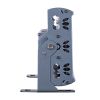 GloboStar® FLOOD-TENA 90221 Προβολέας Wall Washer για Φωτισμό Κτιρίων LED 72W 6480lm 10° DC 24V Αδιάβροχο IP65 L46.5 x W7 x H16.5cm Θερμό Λευκό 2700K - Ασημί - 3 Years Warranty