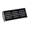 GloboStar® FLOOD-TENA 90224 Προβολέας Wall Washer για Φωτισμό Κτιρίων LED 108W 9180lm 10° DC 24V Αδιάβροχο IP65 Μ43.5 x Π15.5 x Υ18cm RGBW DMX512 - Ασημί - 3 Years Warranty