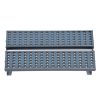 GloboStar® FLOOD-TENA 90225 Προβολέας Wall Washer για Φωτισμό Κτιρίων LED 192W 17280lm 10° DC 24V Αδιάβροχο IP65 L68.5 x W33 x H24cm Θερμό Λευκό 2700K - Ασημί - 3 Years Warranty
