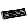 GloboStar® FLOOD-TENA 90226 Προβολέας Wall Washer για Φωτισμό Κτιρίων LED 144W 12240lm 10° DC 24V Αδιάβροχο IP65 L57 x W18 x H19.5cm RGBW DMX512 - Ασημί - 3 Years Warranty