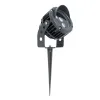 GLOBOSTAR® TREEVINA 90357 Φωτιστικό Σποτ με Αντιθαμβωτική Γρίλια για Φυτά - Δέντρα με Βάση Κήπου / Καρφωτό LED 6W 660lm 10° DC 24V Αδιάβροχο IP65 Θερμό Λευκό 2700K Dimmable - Bridgelux SMD Chip - Γκρι Ανθρακί - Μ13 x Π9.5 x Υ9.5cm - 3 Χρόνια Εγγύηση