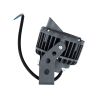 GLOBOSTAR® TREEVINA 90357 Φωτιστικό Σποτ με Αντιθαμβωτική Γρίλια για Φυτά - Δέντρα με Βάση Κήπου / Καρφωτό LED 6W 660lm 10° DC 24V Αδιάβροχο IP65 Θερμό Λευκό 2700K Dimmable - Bridgelux SMD Chip - Γκρι Ανθρακί - Μ13 x Π9.5 x Υ9.5cm - 3 Χρόνια Εγγύηση