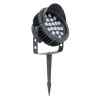 GLOBOSTAR® TREEVINA 90360 Φωτιστικό Σποτ με Αντιθαμβωτική Γρίλια για Φυτά - Δέντρα με Βάση Κήπου / Καρφωτό LED 24W 2640lm 10° DC 24V Αδιάβροχο IP65 Θερμό Λευκό 2700K Dimmable - Bridgelux SMD Chip - Γκρι Ανθρακί - Μ21.5 x Π18.3 x Υ14cm - 3 Χρόνια Εγγύηση